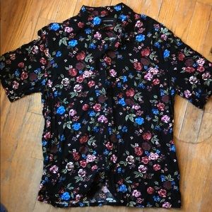 UO floral button down
